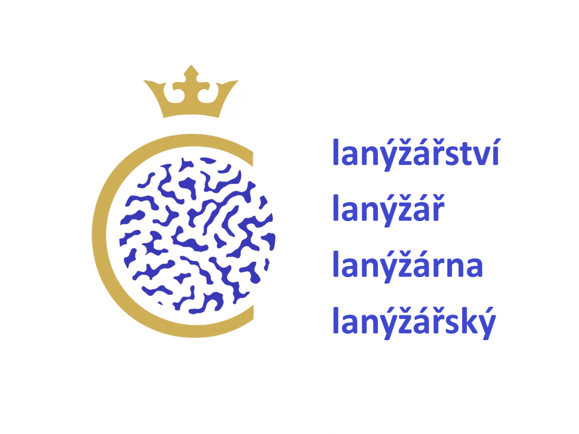 Grafické zobrazení nových českých slov: lanýžářství, lanýžárna, lanýžář, lanýžářský – vytvořených Český lanýž Asociací.